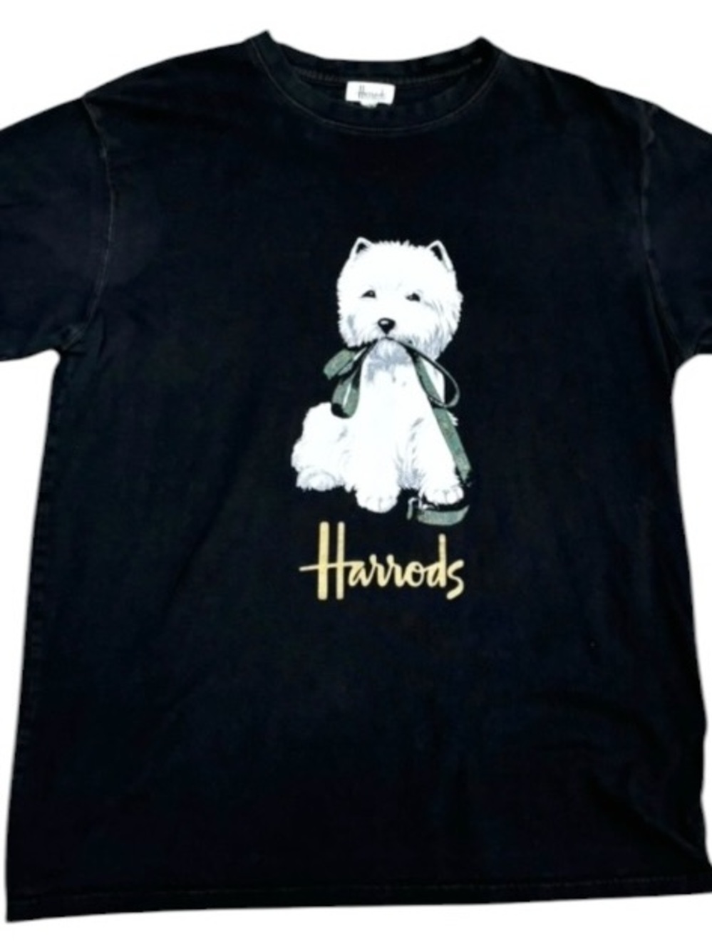 Harrods Knightsbridge London Tee With West Highland White Terrier Graphic 1X